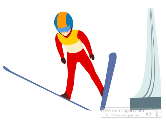 ski jumps - Clip Art Library