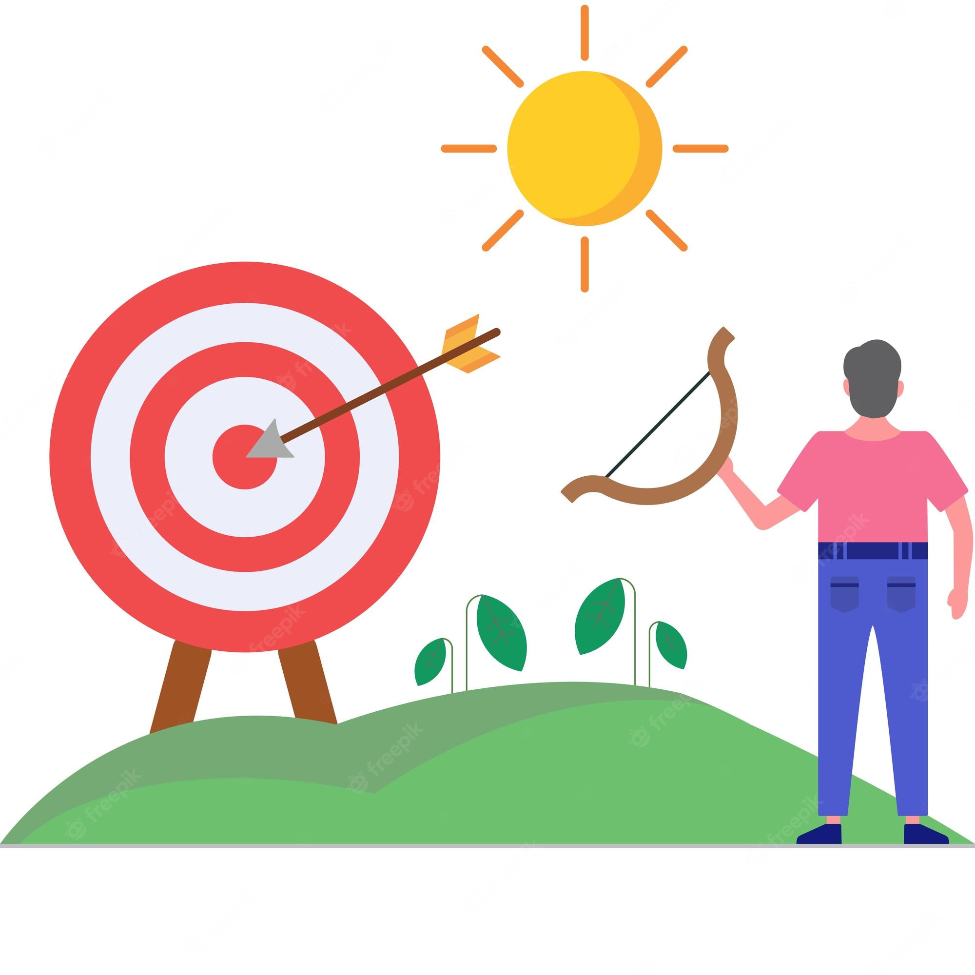 Learning Target Clipart