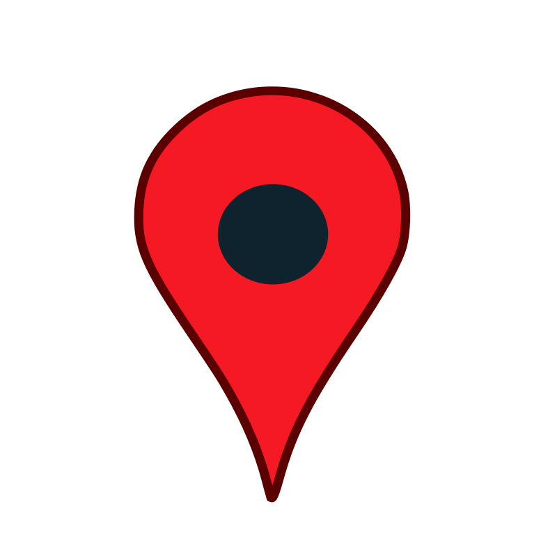 Location Pin Icon - Map Marker Symbol for Web and Mobile Apps