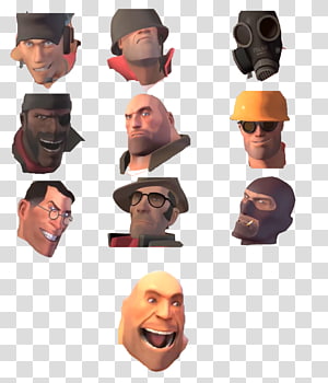 Team Fortress 2 Character Portraits - Classic Valve FPS Heroes