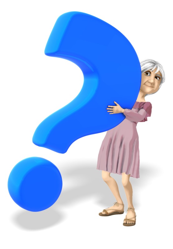 Confused Person with Rotating Question Mark Animated Clip Art - Clip ...