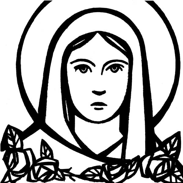 Blessed Virgin Mary Clipart Free Download Transparent Png Clip Art Library
