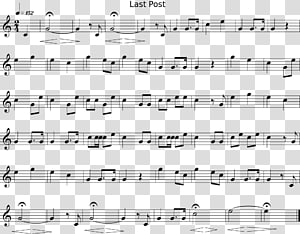 Sheet music titled "Last Post" in standard musical notation with clefs, notes, and bar lines.