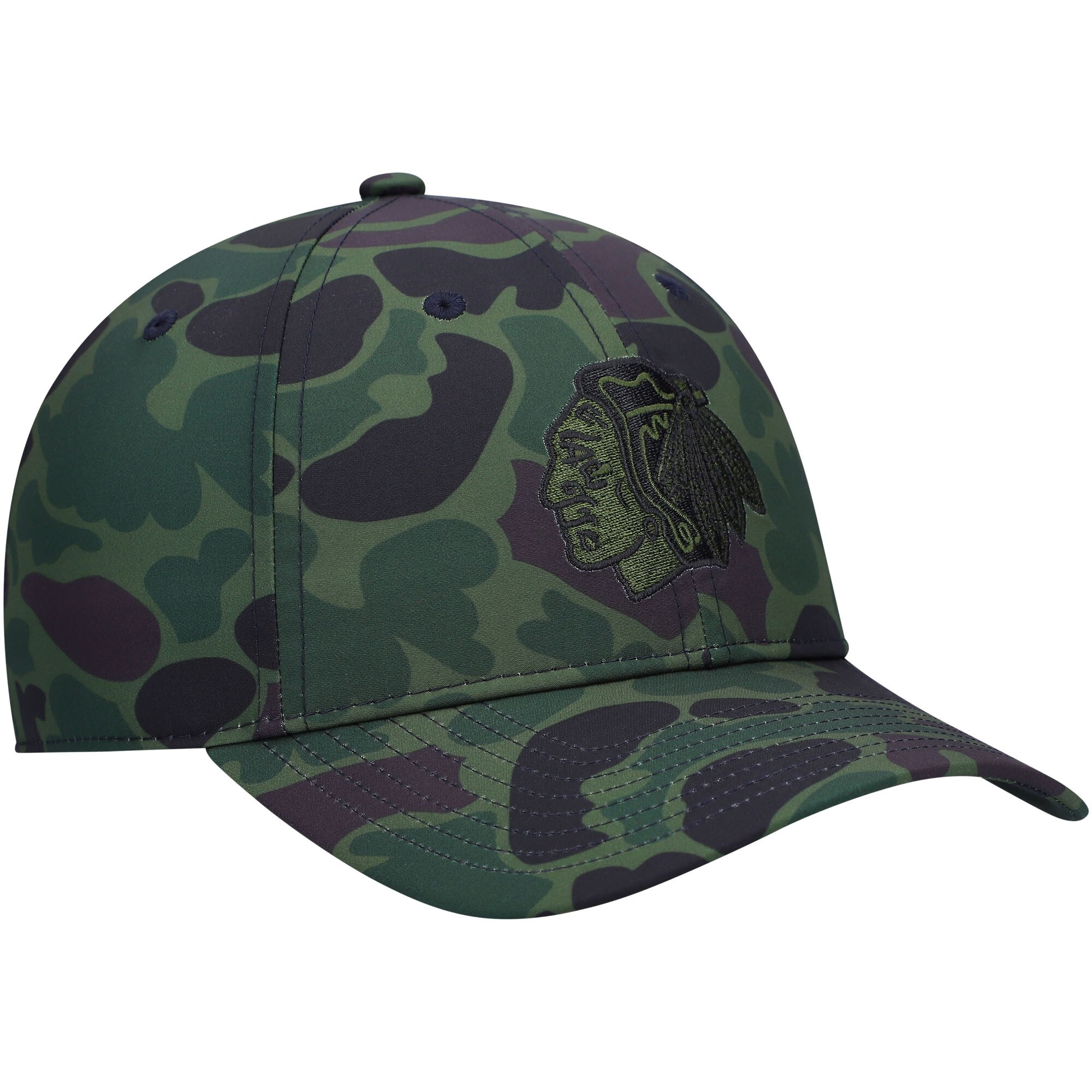 Chicago Blackhawks Camo Adjustable Cap - Official NHL Merchandise