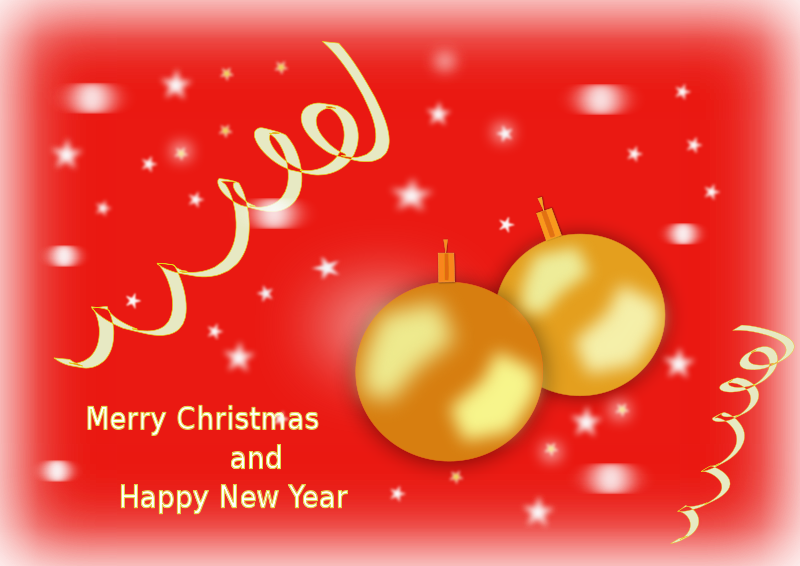 merry christmas and happy new year - Clip Art Library