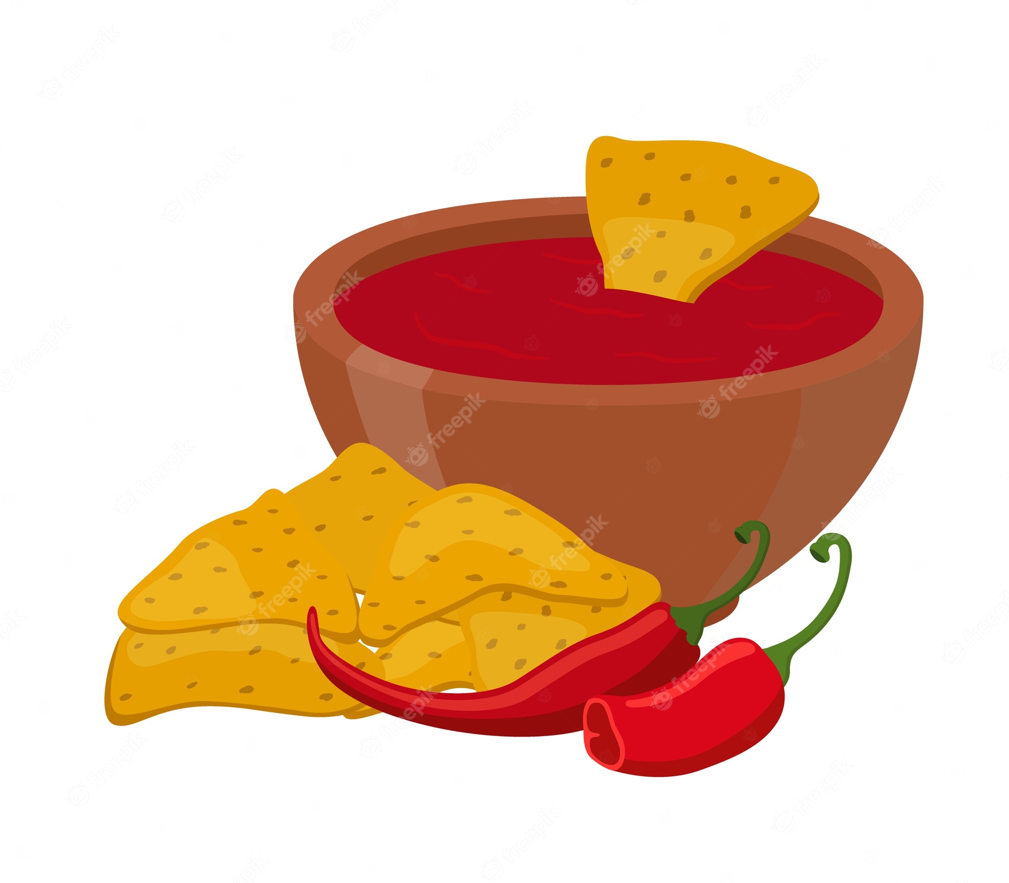 Clip Art Salsa Png Chips And Salsa Cartoon Transparent Png Clip 