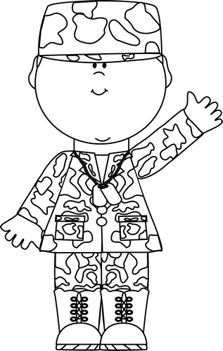 Soldier Coloring Page - Free Printable Military-Themed Activity for Kids