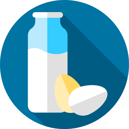Vitamin Supplements and Medication Bottle Illustration