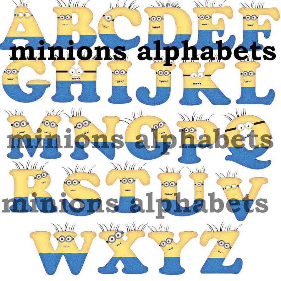 minion abcs - Clip Art Library