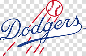 Los Angeles Dodgers Text Logo transparent PNG - StickPNG