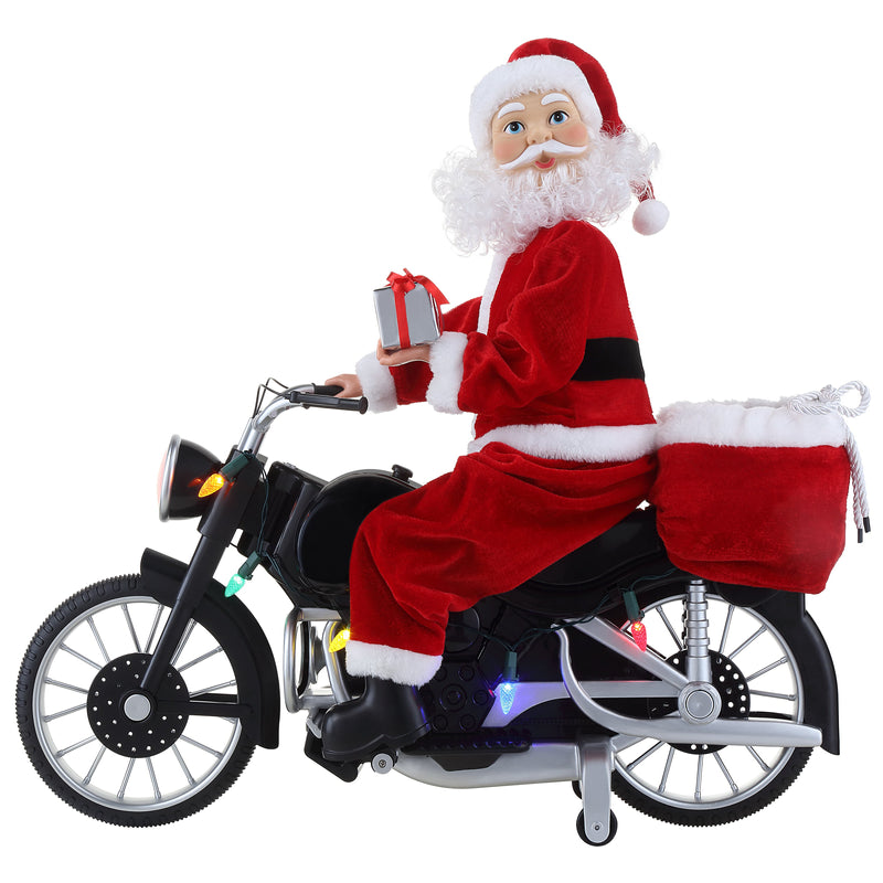 santa on a motorcycle clipart Clip Art Library Clip Art Library