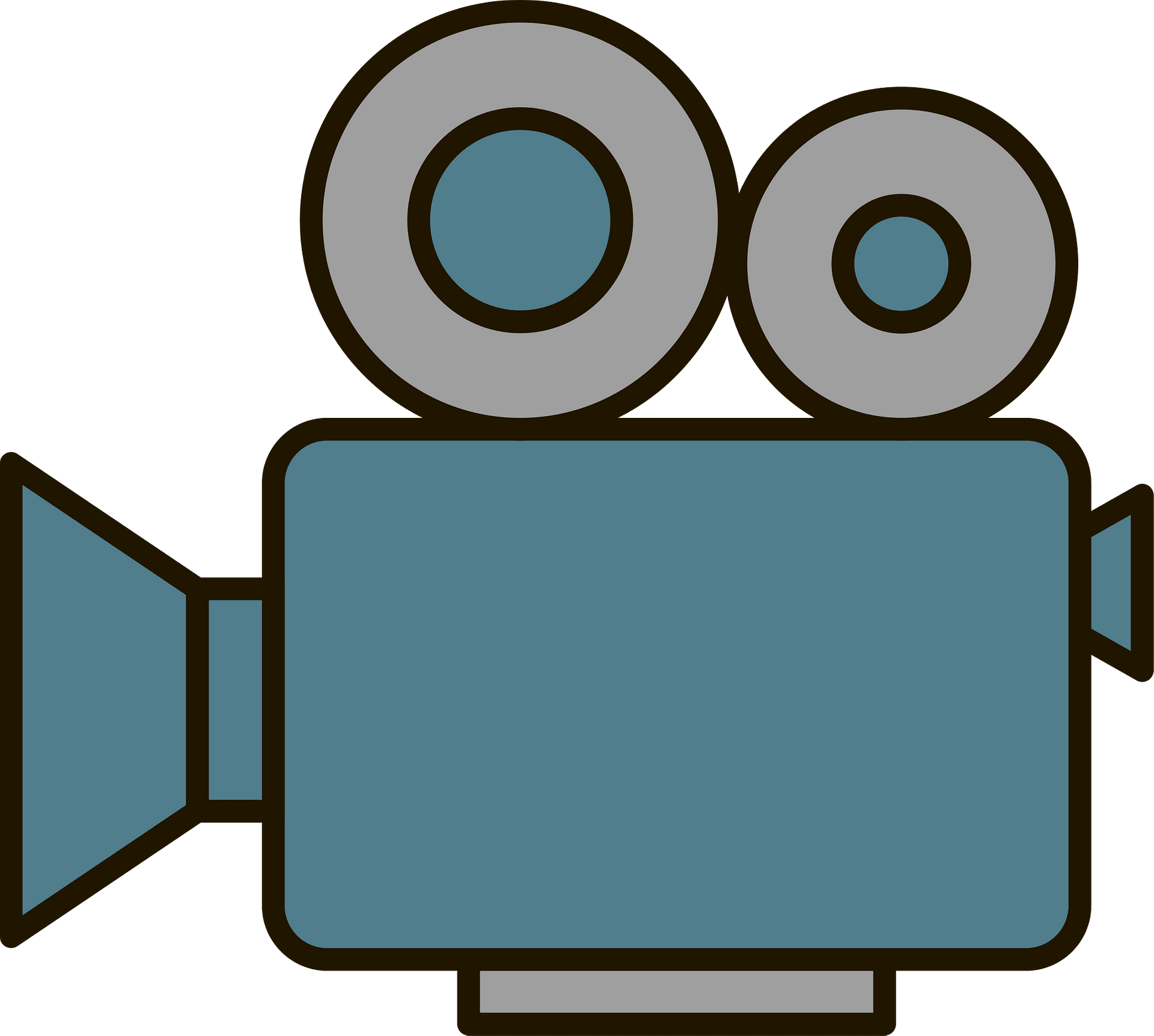 Movie Camera Clip Art Library