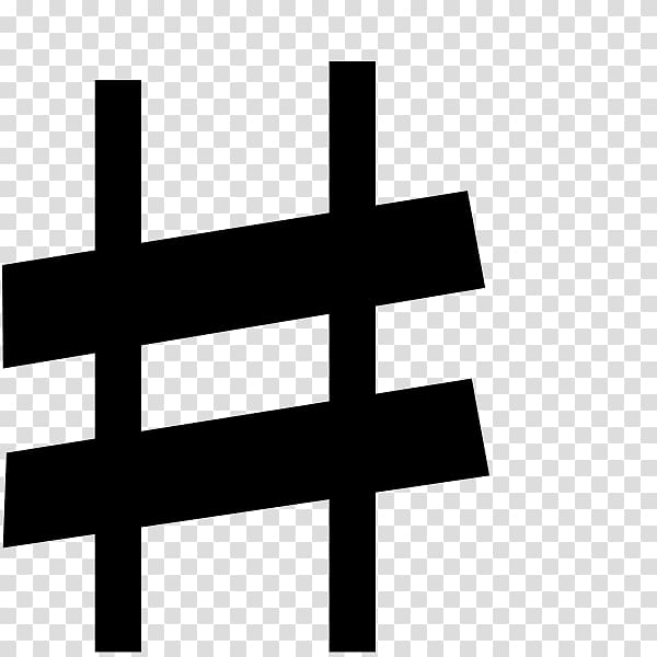 Hashtag Symbol PNG - Free Transparent Vector Graphic for Social Media & Web Design