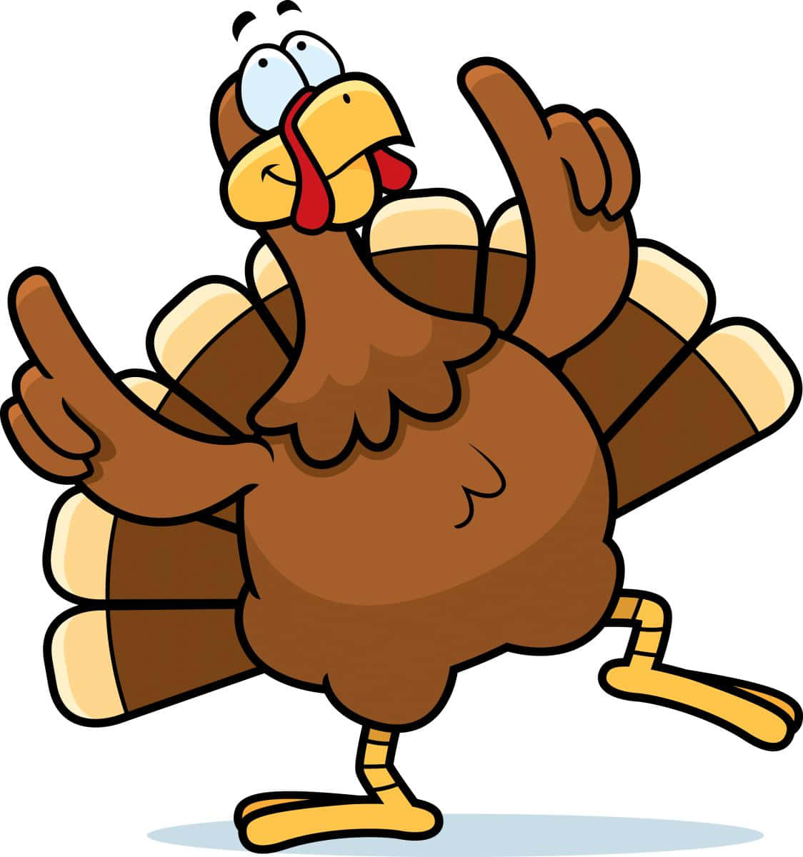 Premium Vector | Happy thanksgiving day. funny thanksgiving turkey ...