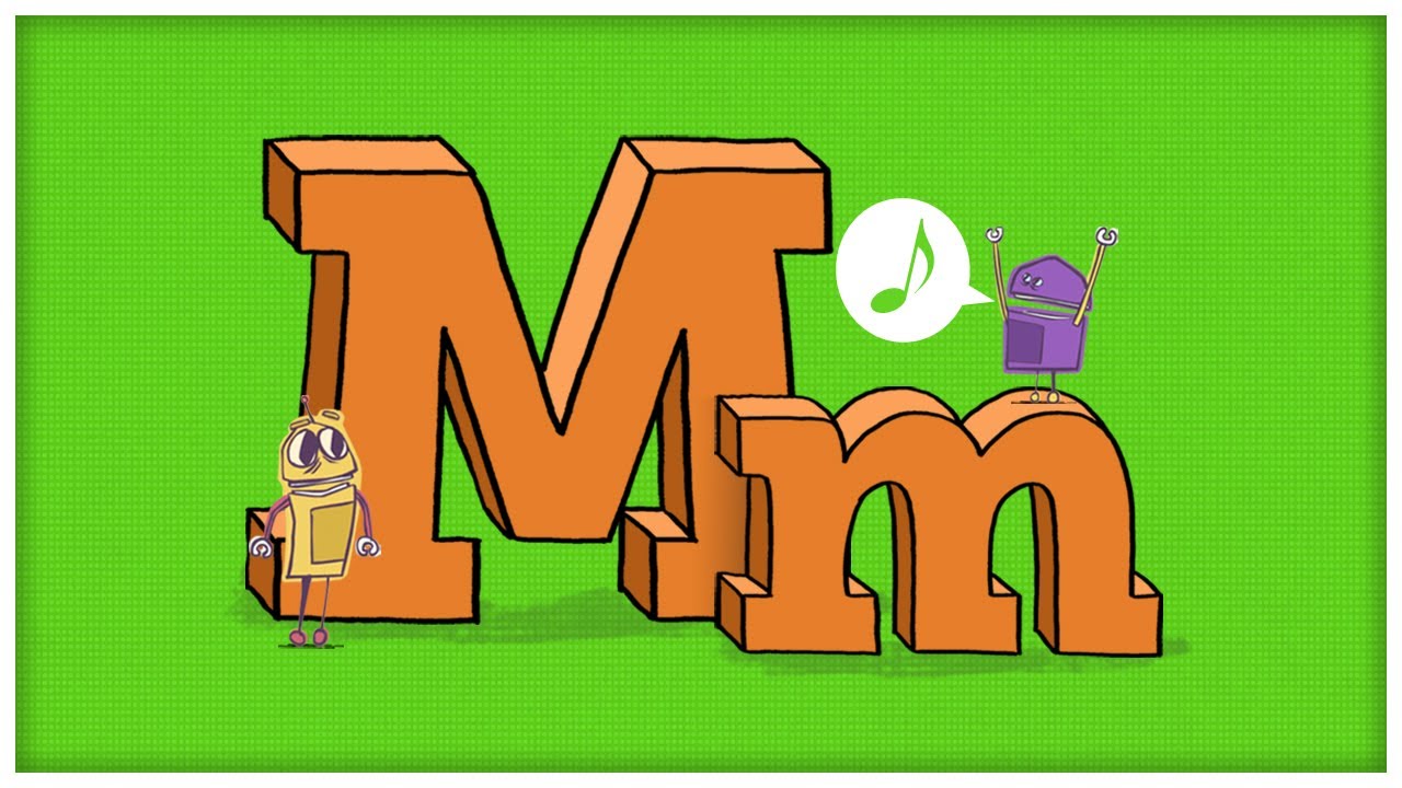 Learn the Letter M with Fun Robot Characters | Alphabet Adventure