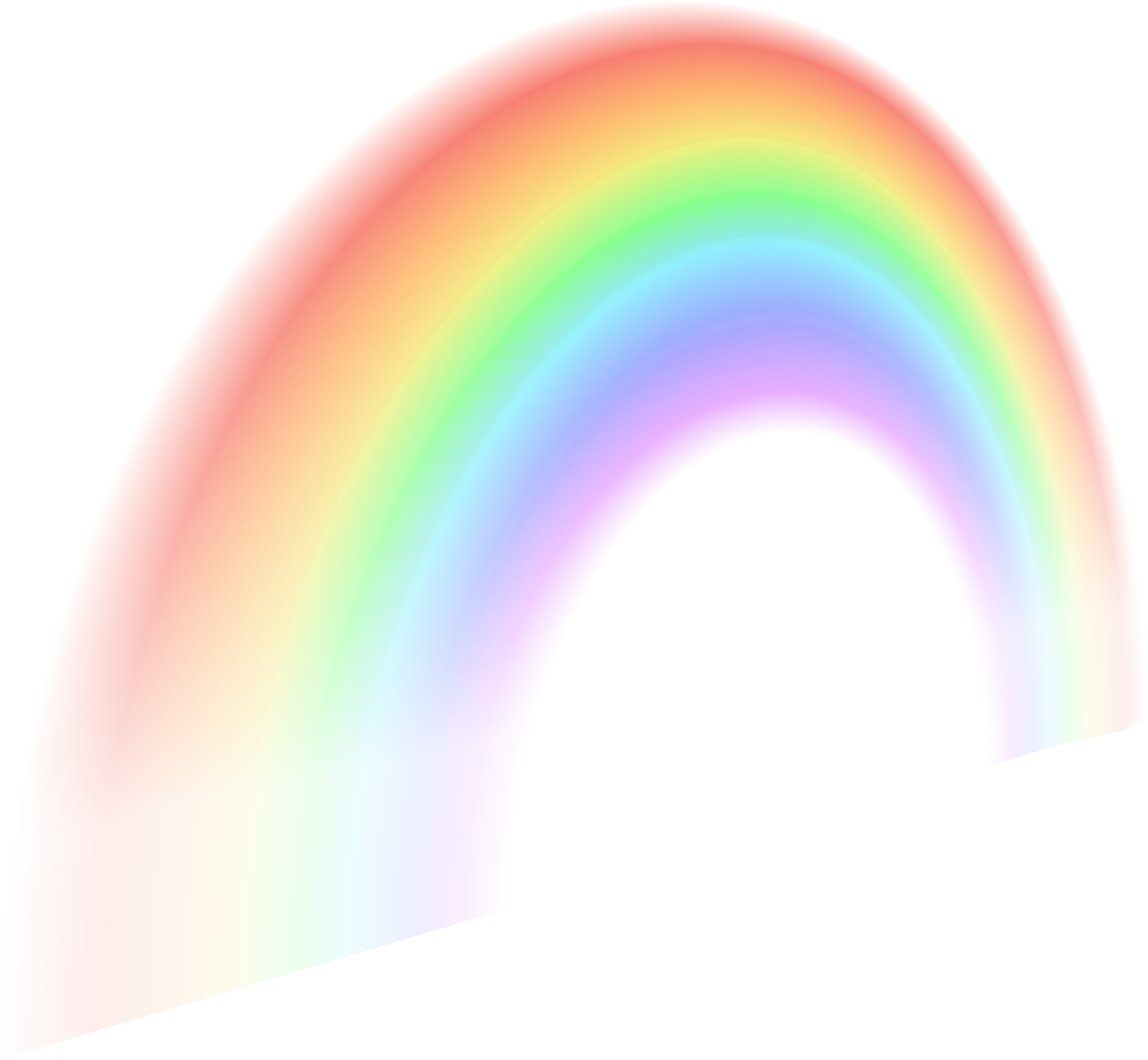 Rainbow Gradient Abstract Art - Modern Digital Design Element