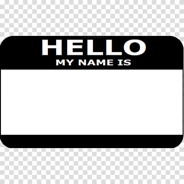 Red Name Tag Hello My Name Is Label Stock Illustration - Download