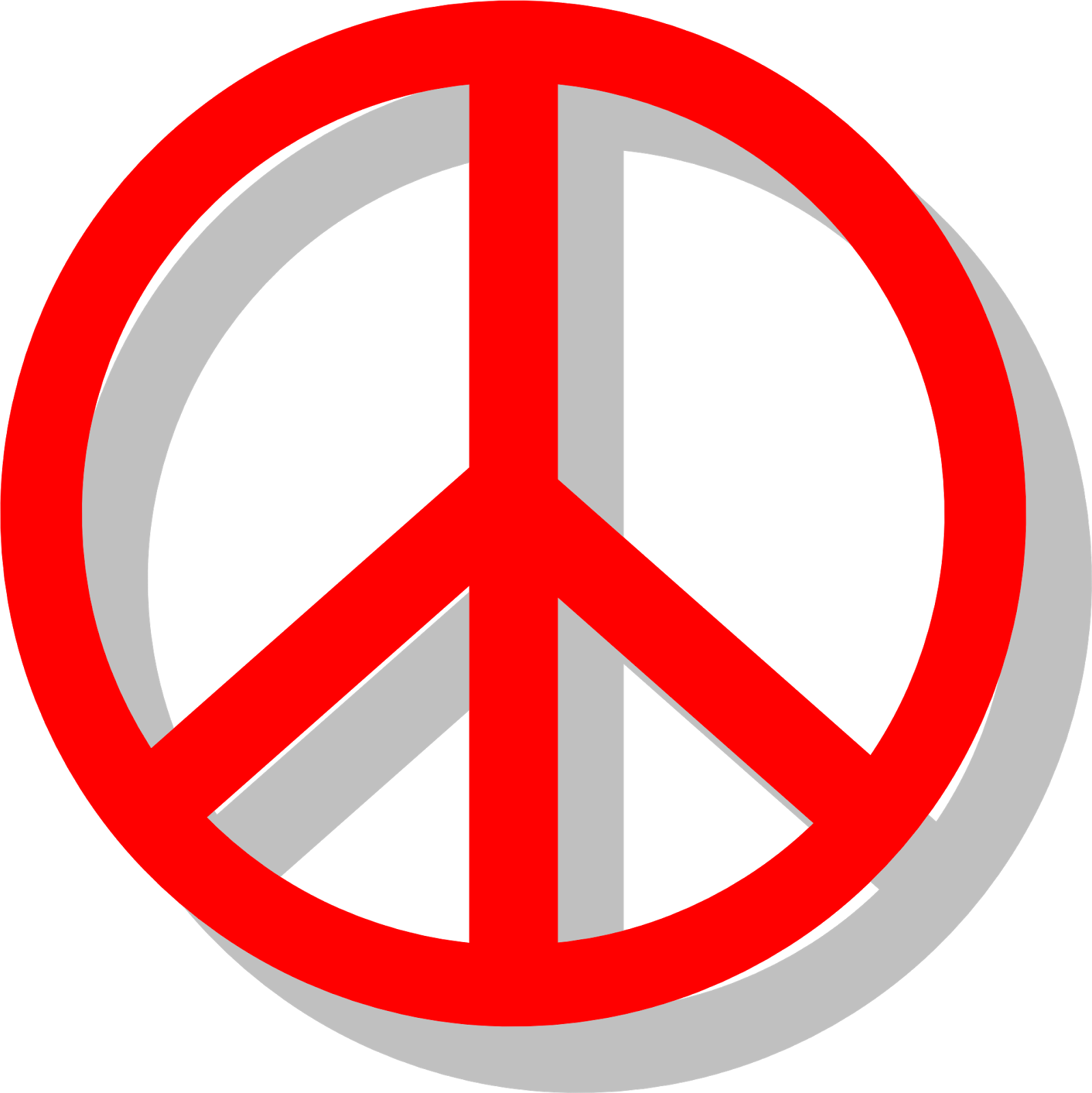 Red prohibition symbol overlaid on a peace sign, indicating opposition to peace or anti-peace sentiment.
