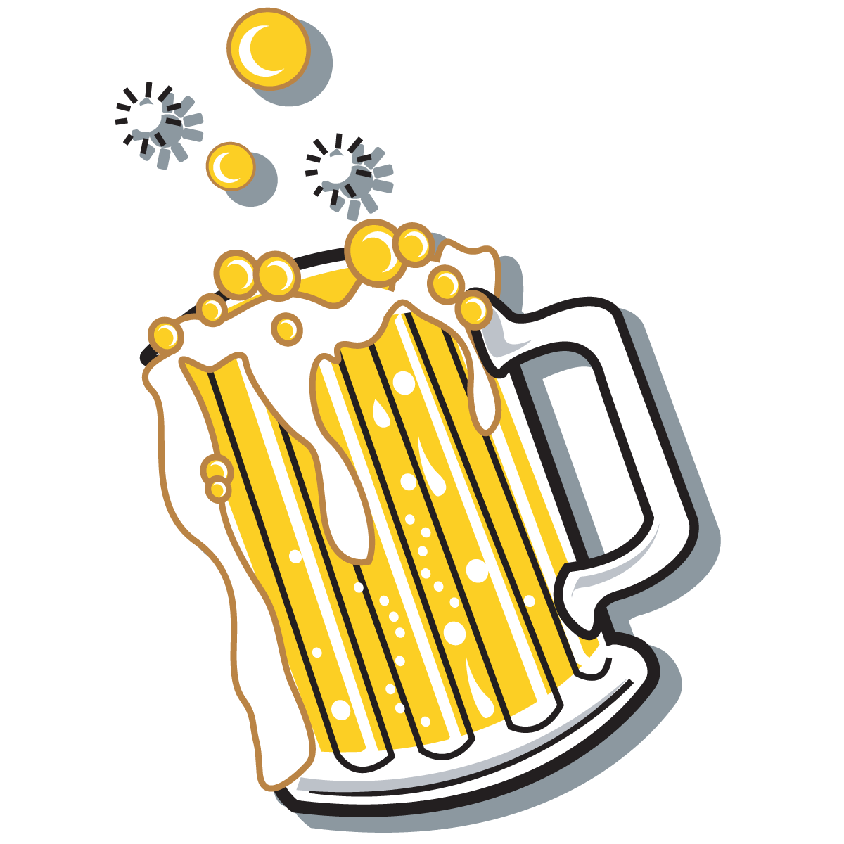 Spilled Beer Openclipart Clip Art Library