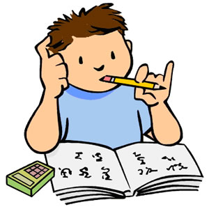 Student Studying Math - Illustration for Education Resources