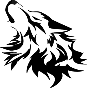 Minimalist Abstract Art - Black Silhouette with White Zigzag Detail