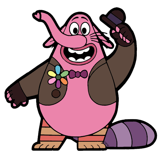 Bing Bong - Joyful Animated Character from Inside Out