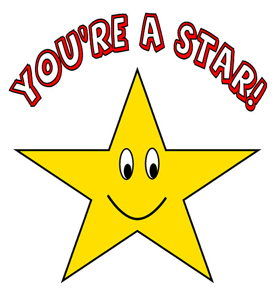 You're a Star! Encouraging Star Illustration for Praise & Motivation