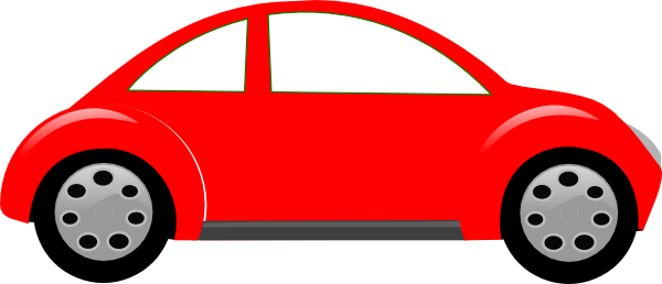 Red Cartoon Car Illustration - Free Vector Clipart for Websites & Presentations