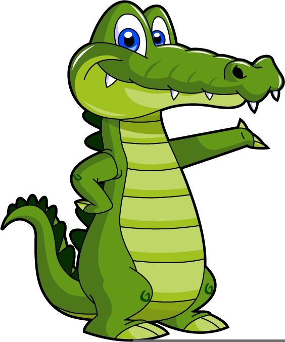 Cute Cartoon Crocodile Illustration - Free Download & Usage
