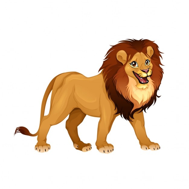 Cartoon Lion Illustration - Free Download & Usage Guide