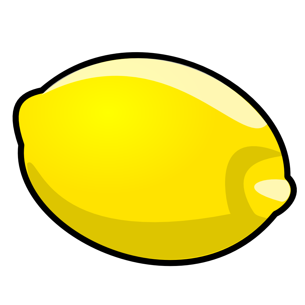 Lemon Illustration - Vibrant Citrus Fruit Graphic for Recipes & Design