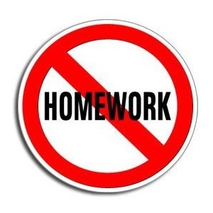 no homework pass clipart