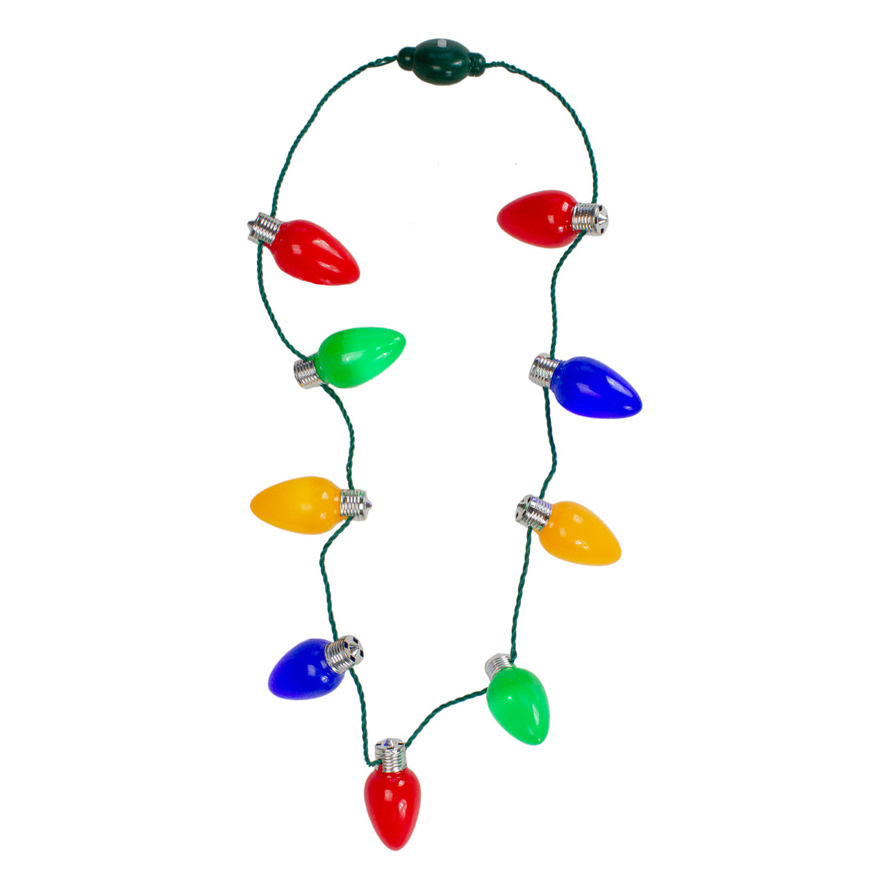 Christmas Lights Necklace - Christmas Light Necklace Transparent - Clip ...