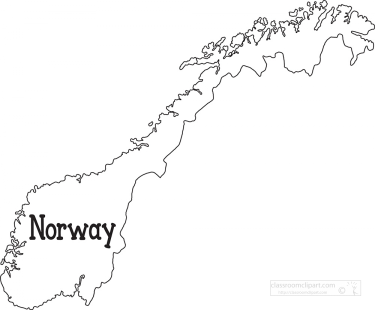 norway maps - Clip Art Library