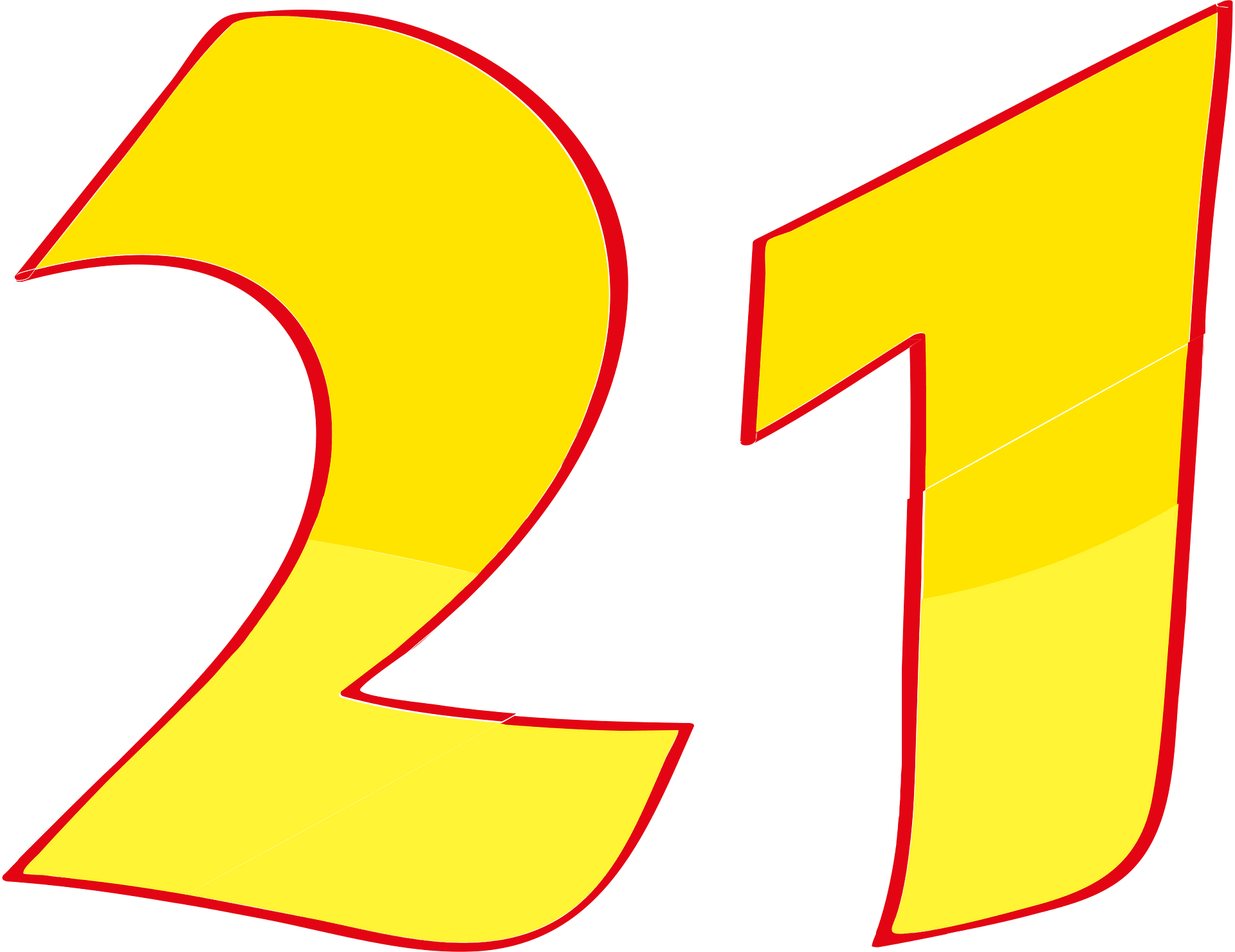 21 Number PNG Transparent Images Free Download Vector Files Clip