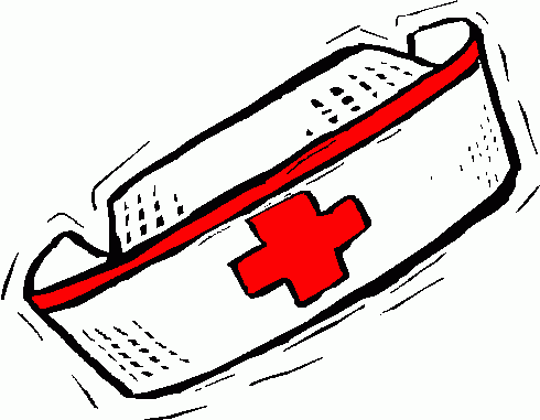 Nurse Cap Illustration - Classic Medical Symbol for Healthcare Content