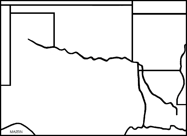 Outline map showing Martin County with irregular borders and adjacent regions.