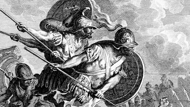 Clip Art: Book: The Iliad B&W – Abcteach - Clip Art Library