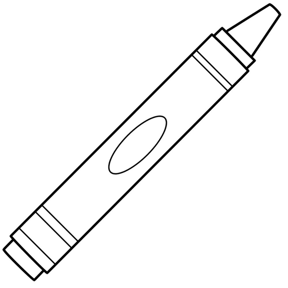 blank crayons