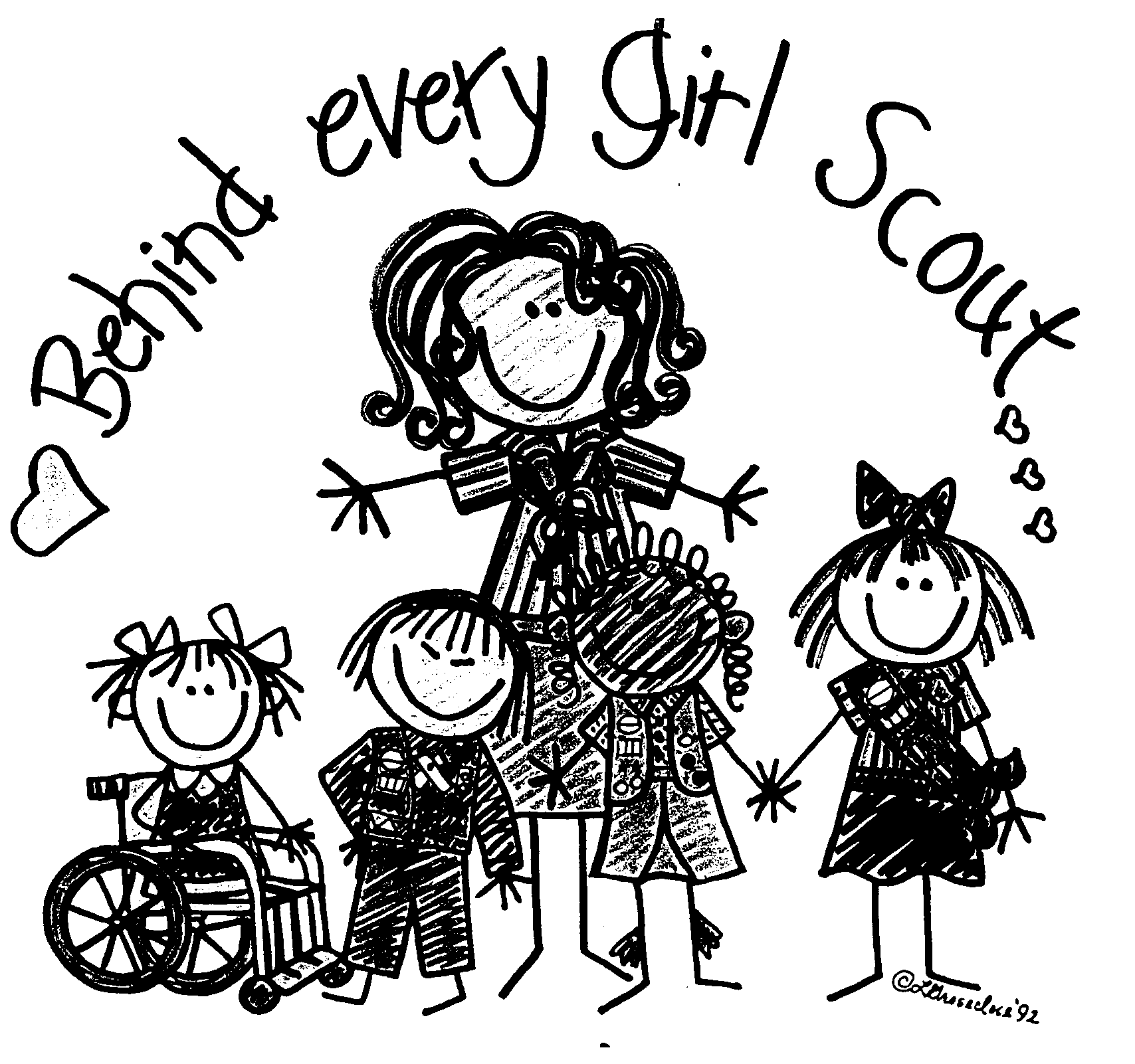 girl scout art