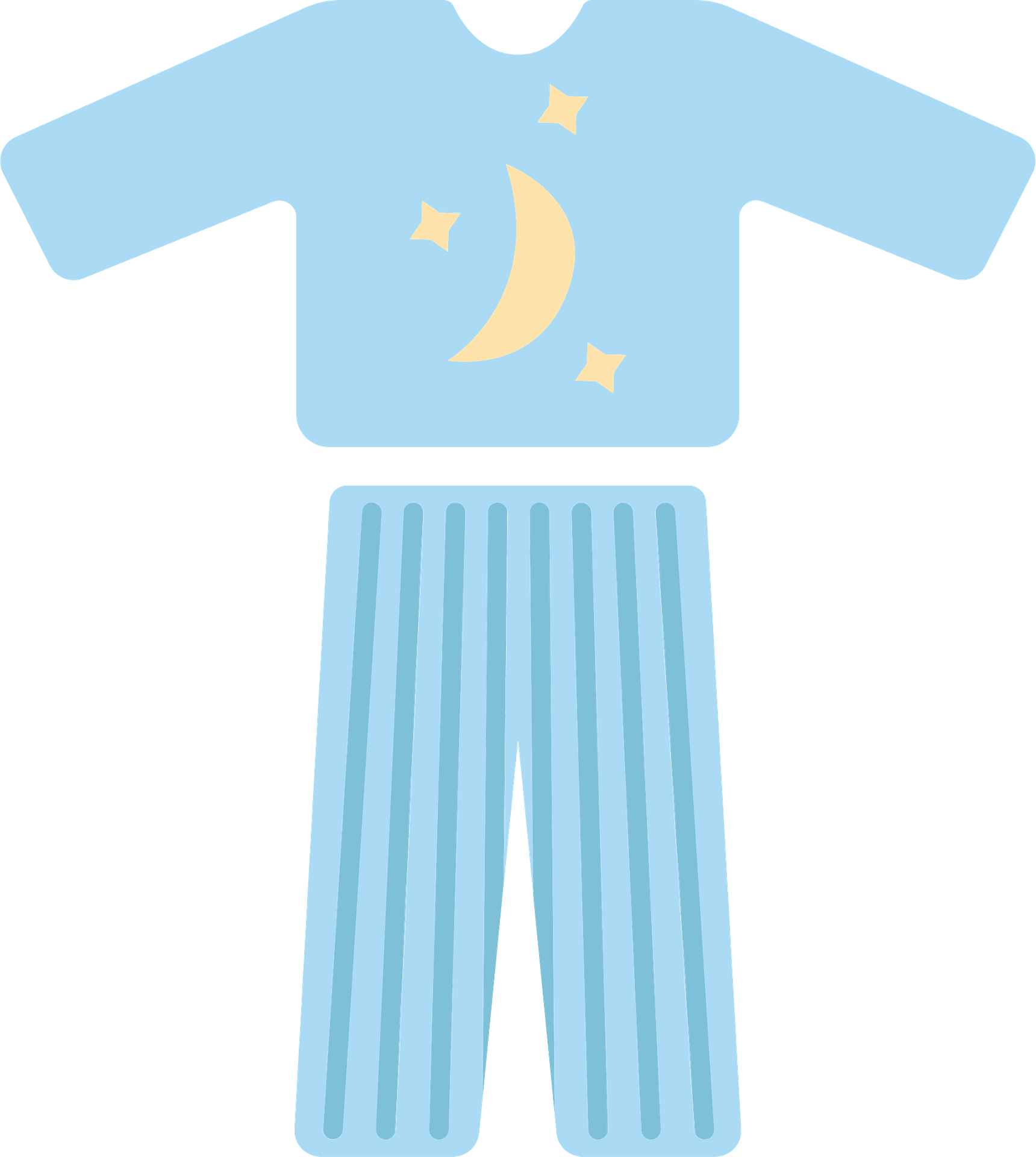 Premium Vector | Sleepwear for girls pajama, nightgown, sleep suit ...