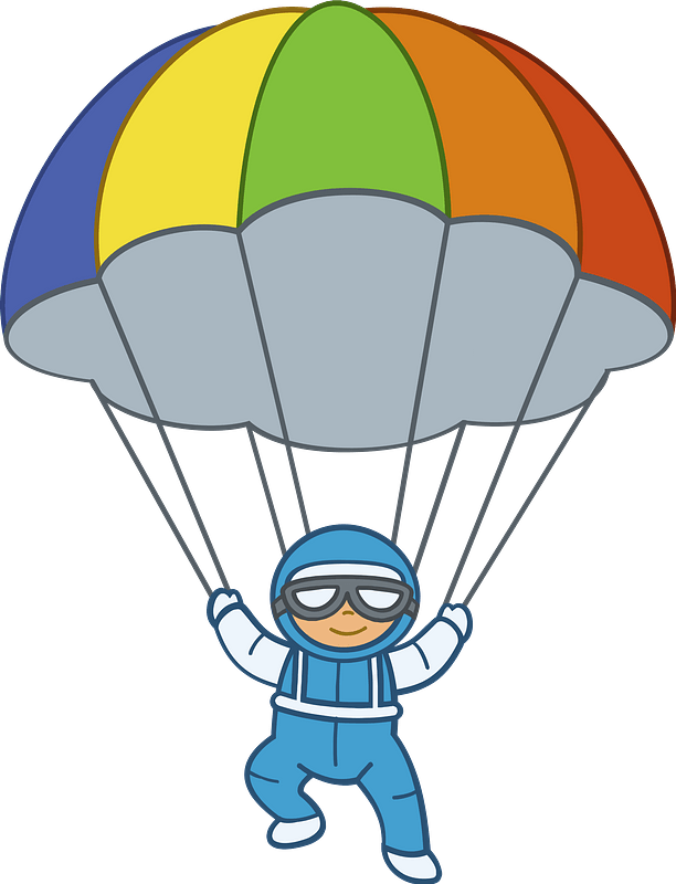 Skydive Clipart Png Parachute Clipart Transparent Png Vhv Clip