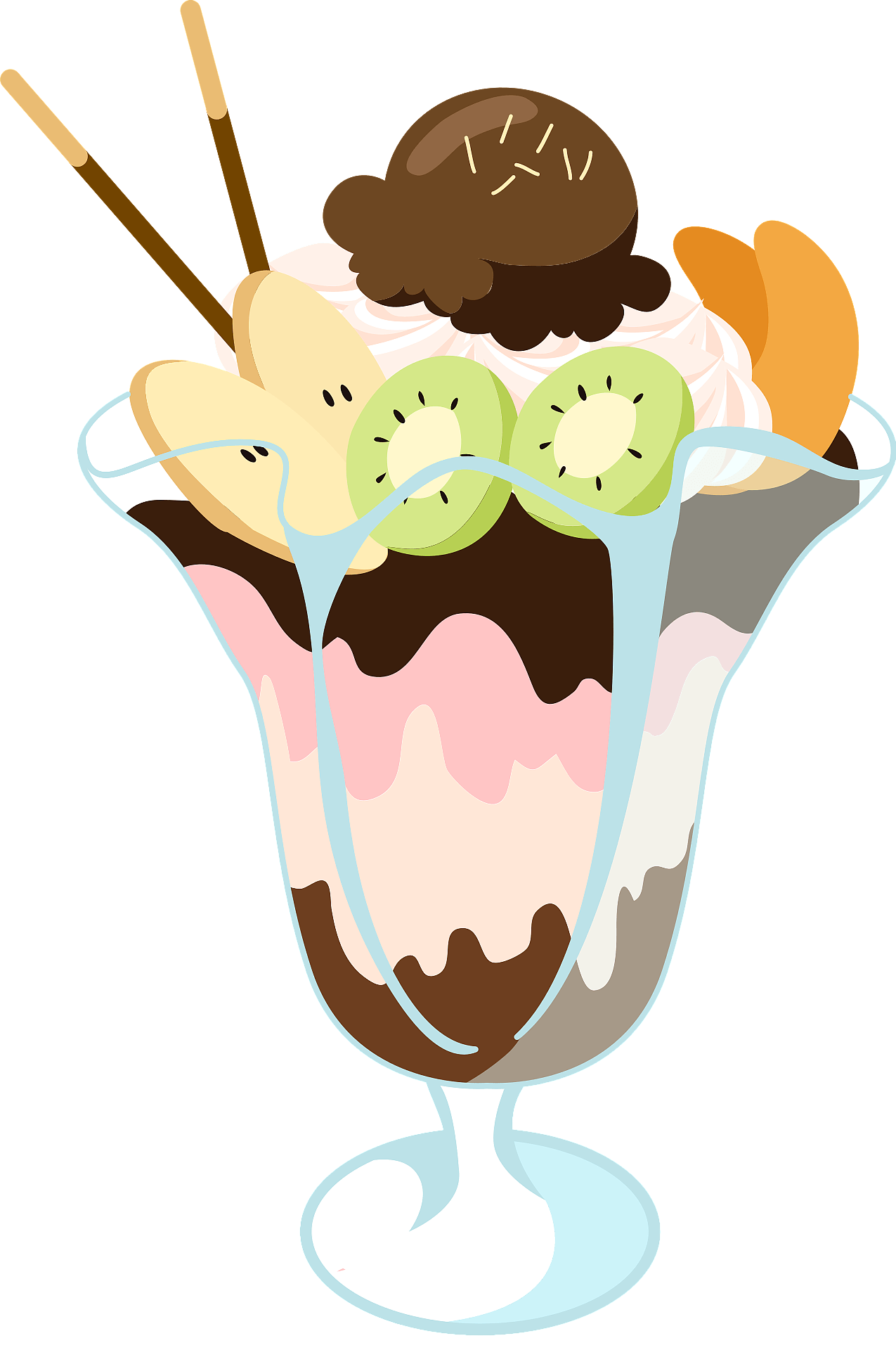 Yogurt Parfait Puffle Food - Yogurt Parfait Clipart Transparent - Clip ...