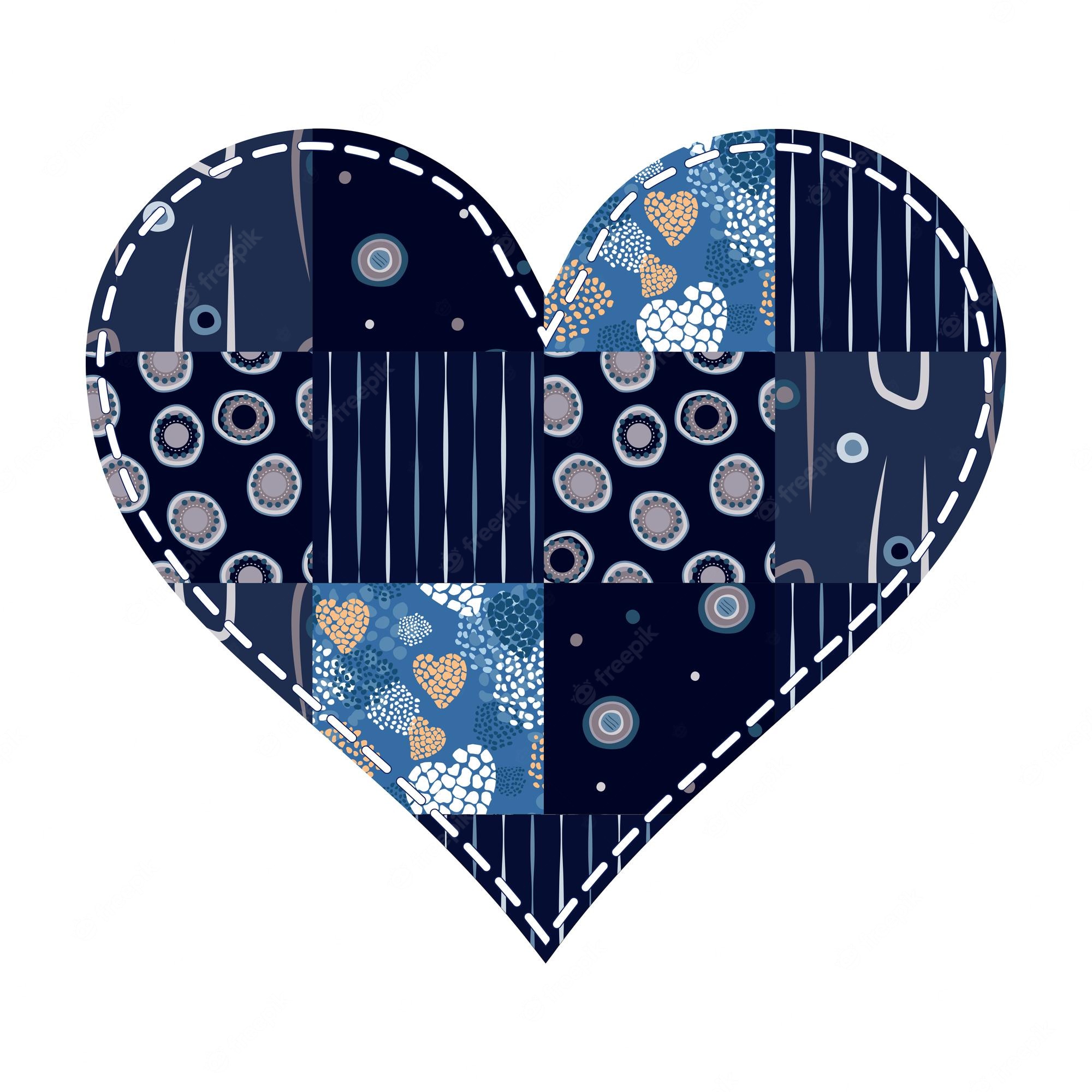 patchwork-hearts-clip-art-library