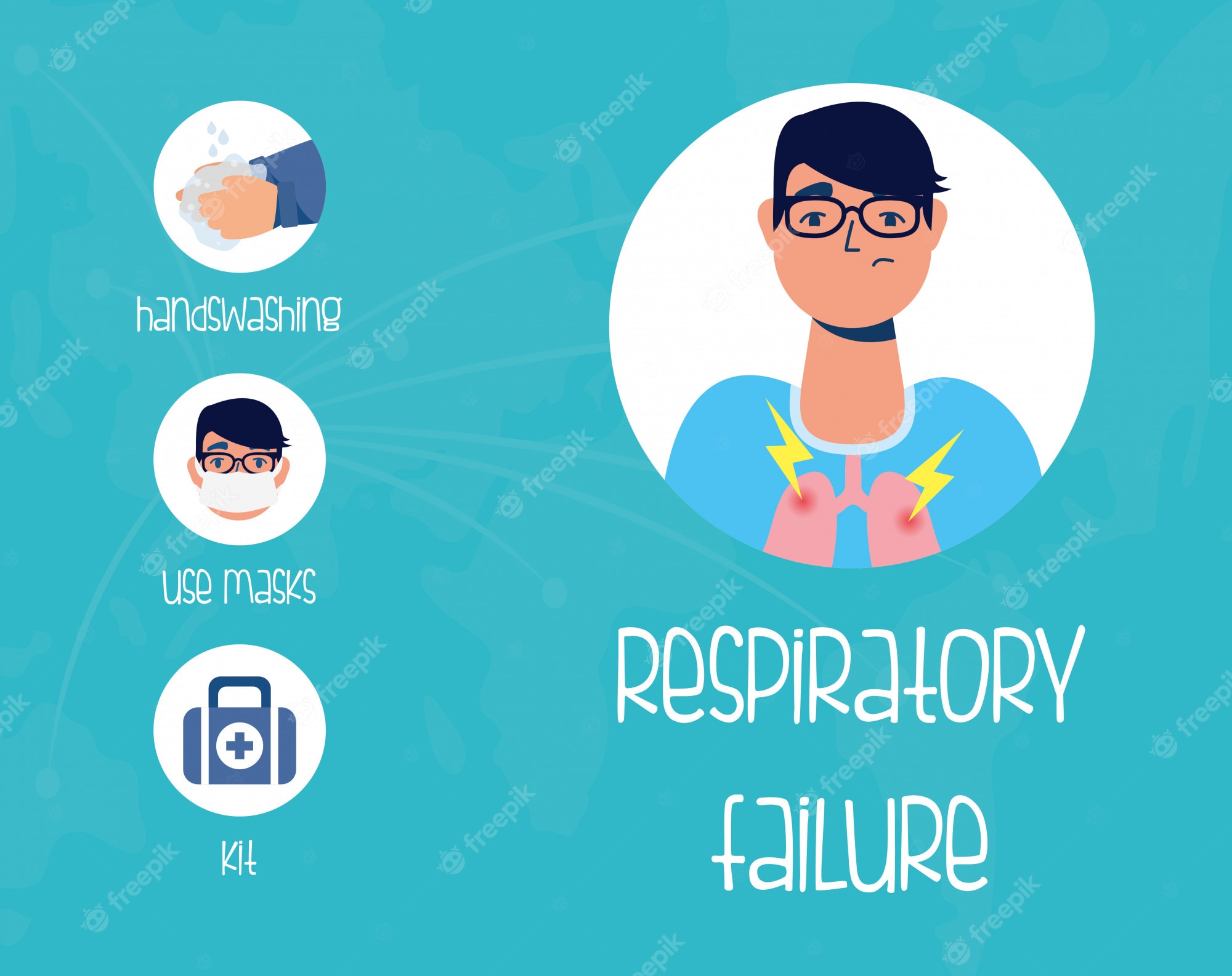 Respiratory failure - Stock Illustration [11334932] - PIXTA - Clip Art ...