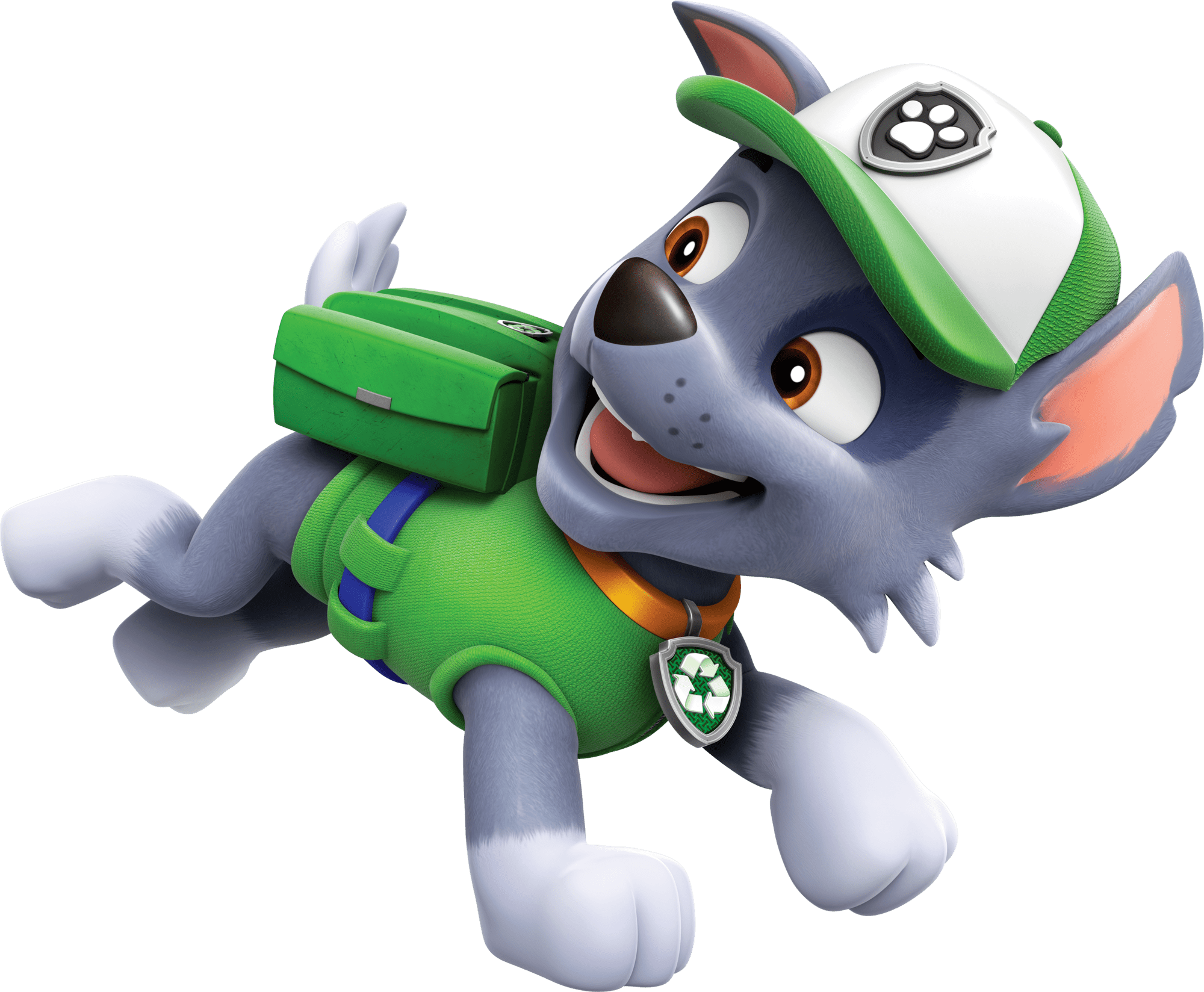 Rocky the Recycling Pup | Paw Patrol Character Image