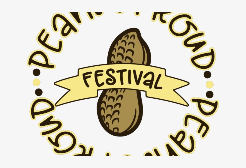 Peanut Round Festival logo featuring a stylized peanut with a banner reading "FESTIVAL" in a circular text layout.