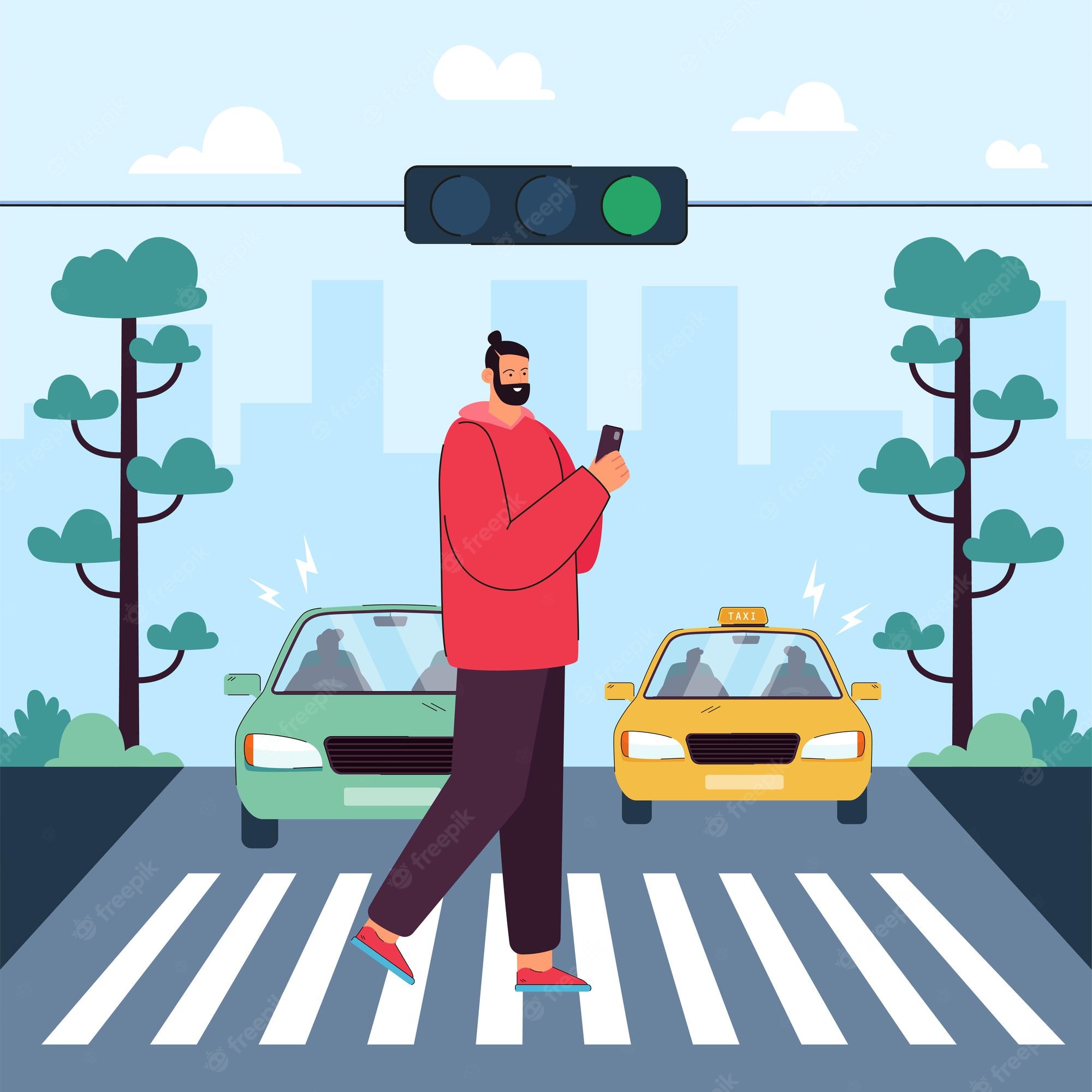 Pedestrian Clip Art Library