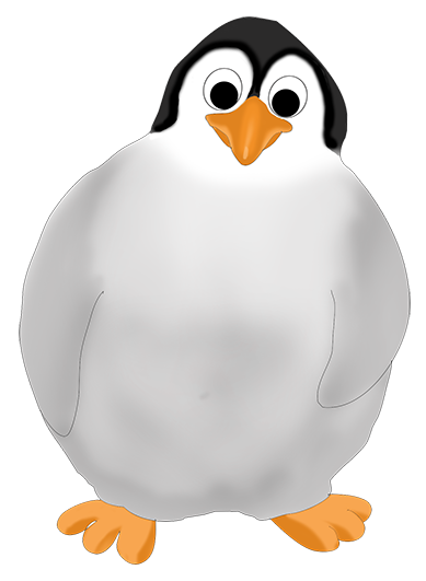 Adorable Cartoon Penguin Illustration - Free PNG Download