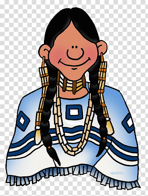 Native American Woman Illustration - Cultural Representation Clipart
